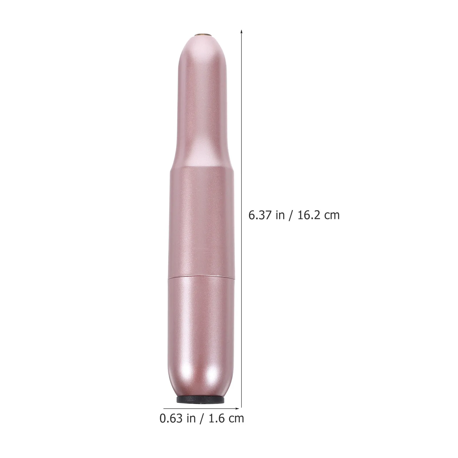 1Pcs Mini USB Charging Nail Grinding Machine Rose Gold Pen Style Portable Nail Polisher Safe Manicure Pedicure Tool