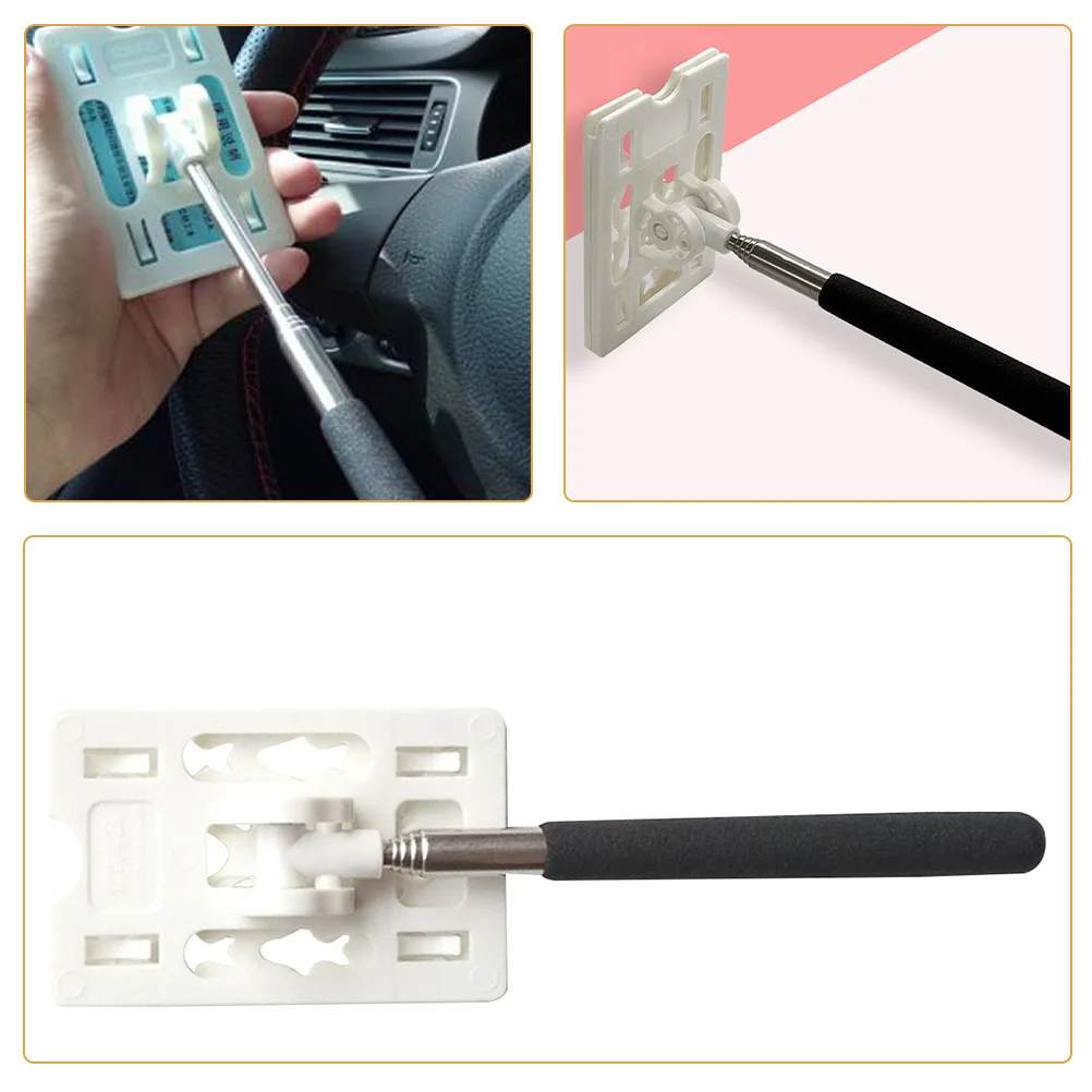 2 قطعة حامل لعبة بطاقة السيارات عصا حامل علامة مريح لتخزين بطاقة الدفع عملية السلسة للسيارة