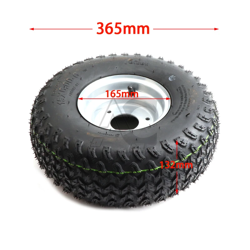 High quality 15X6.00-6 tire hub is suitable for go kart, ATV, four wheeled vehicle, motorcycle, weeder tire