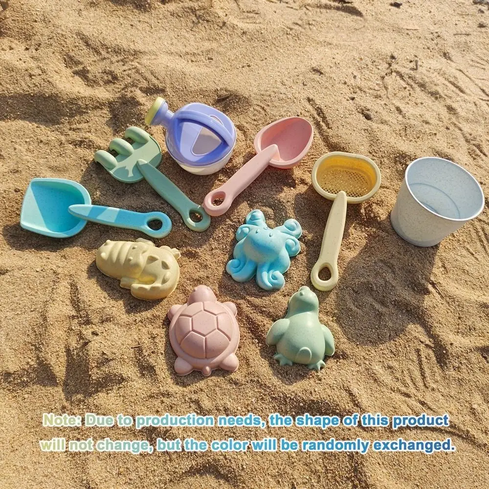 1 Set Bucket Beach Sand Play Toys Plastic Shovel Beach Bucket Toys Lightweight Portable Beach Play Toys Summer