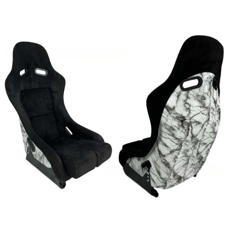 

Сиденье для гоночного автомобиля, имитирующее вождение, из высококачественного гидрографического стекловолокна, не регулируемое по углу наклона, для замены сидений из замши, модель Single S