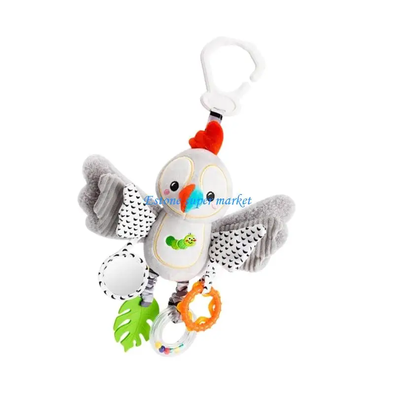 090B Mooie Kinderkamer Rammelaar Pluche Mobiele Wieg Hanger Rustgevende Rammelaar Speelgoed Voor Baby's Beddengoed En Autostoel