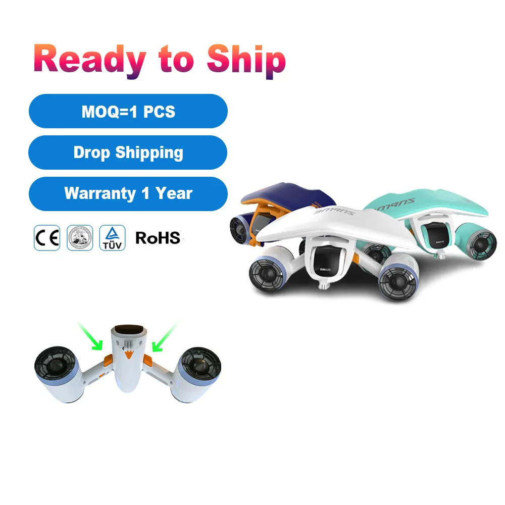 New Version Mix Diving Equipment Underwater Dual Propeller Motor Electric Sea Scooter Diving Equipment Underwater Scooter
