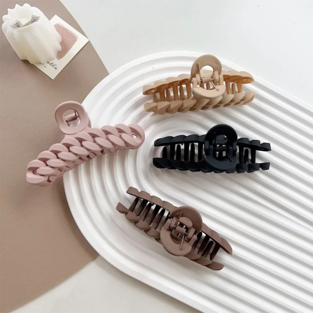 Large Hair Claw Luxury Hair Clips for Women Korean Claw Clips Thick Hair Claw Clips Soild Colors Crab Hair Accessories for Women