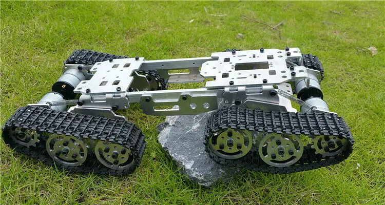 Enhanced Obstacle Crossing Intelligent Intelligent Robot kit Crawler Shock Tank Chassi DIY Tank kit crawler accessories