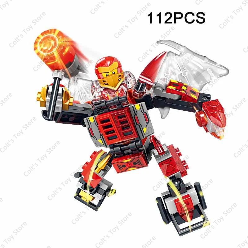 Ninja Legacy Mecha Model Classic Anime Kai Smith Jay Walke Cole Lloyd Action Figure Building Blocks Kit Bricks DIY Kids Toys