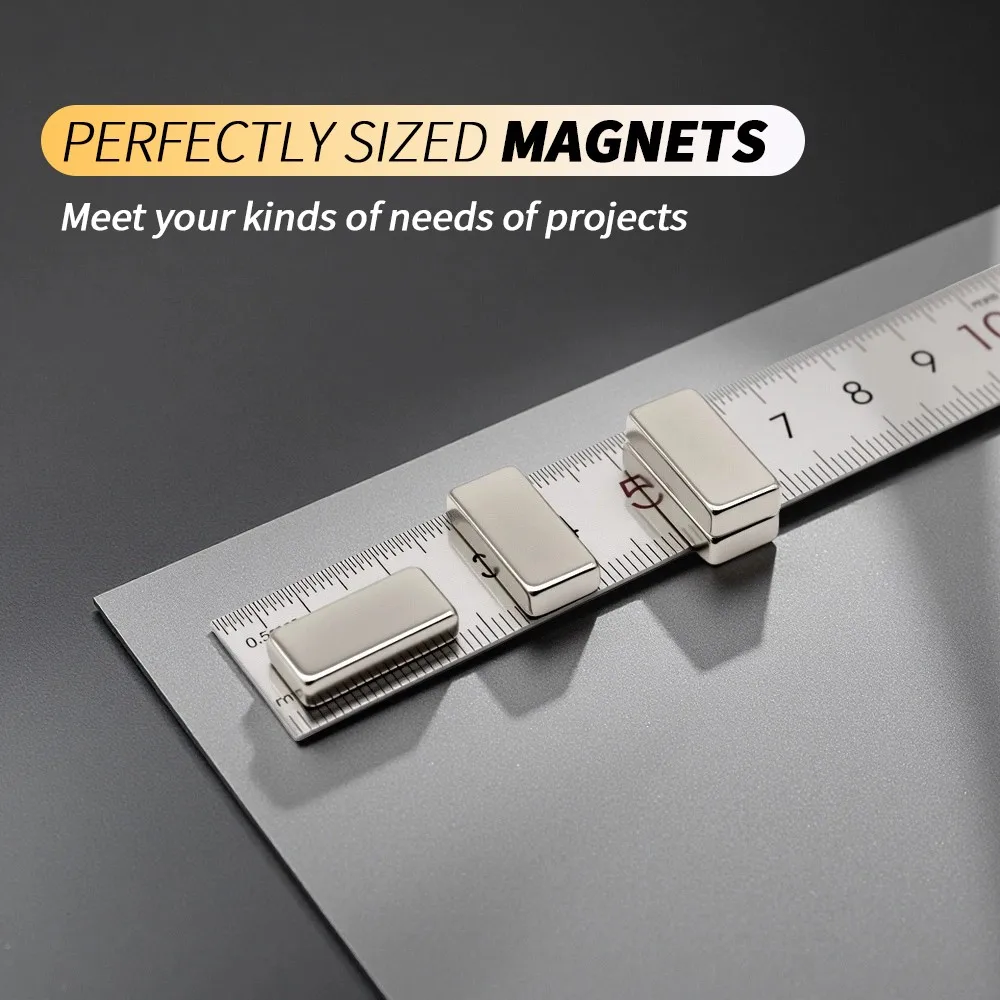 20x10x5mm Square Neodymium Magnet Block N35 NdFeB Magnets Strong Rectangle Magnets for DIY Craft Tool Holding Home Workshop