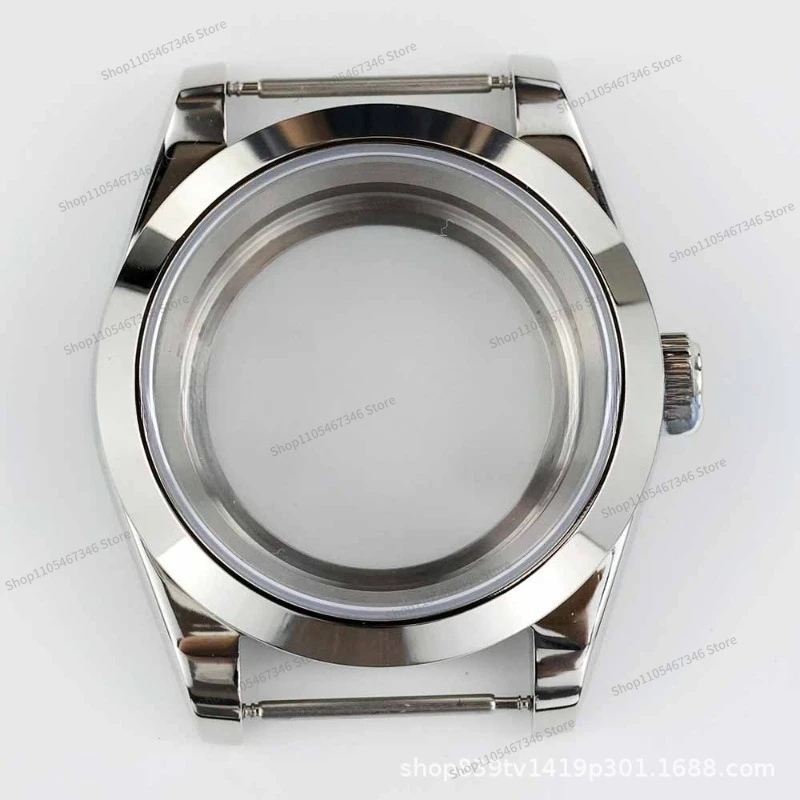 For Bevel Case 36/39mm Sapphire Glass Stainless Steel Case for NH35/36 Movement
