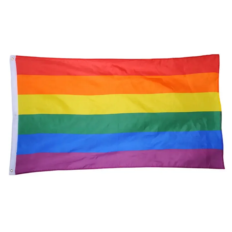 Rainbow Flag Colorful Rainbow Peace Flags Lesbian Gay Parade Flags Bandeira LGBT Pride LGBT Flag Flaga Lgbt Home Decoration