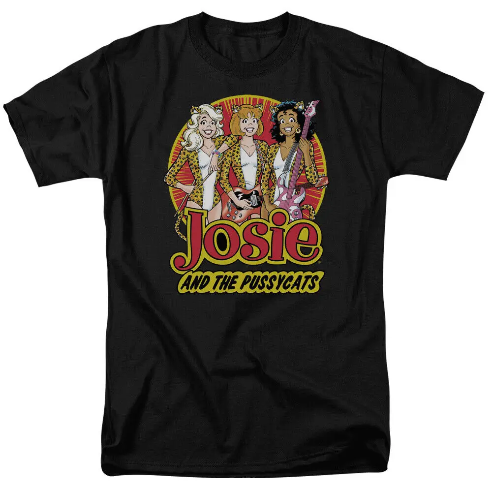 Archie Comics Josie and The Pussycats Trio T Shirt Licensed Comic Book Black