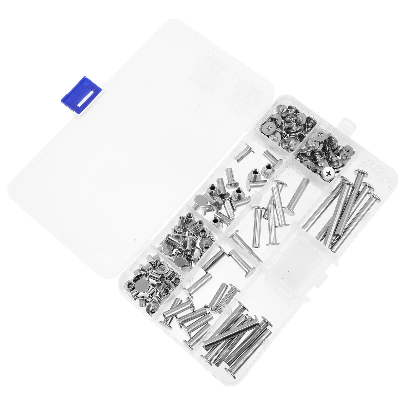 Stainless Steel Nail Rivet Post Binding Screw for Scrapbook Album Book Craft Antirust Reusable Strong Oxidation