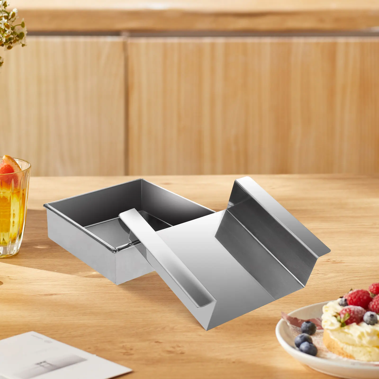 

Пресс-форма для тофу из нержавеющей стали в японском стиле, ручной пресс для приготовления тофу, набор для домашнего приготовления, инструмент для прессования, пресс-форма для тофу.