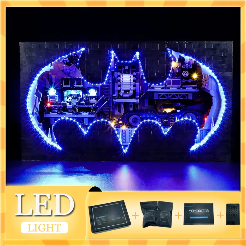 DIY LED Light Kit For LEGO 76252 Batcave Shadow Box ( Only LED Light,Without Blocks Model)