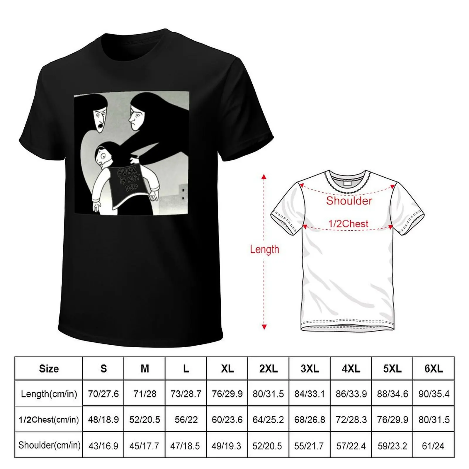 Persepolis - Punk is Not Dead T-Shirt Lightweight Cooling Short Sleeve Tee
