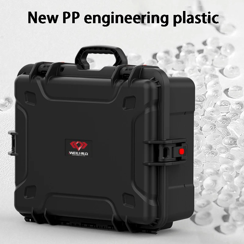 Handheld Tool Box Equipment Safety Protection Case Large Capacity Tool Storage Boxes Portable Instrument Organizer Case