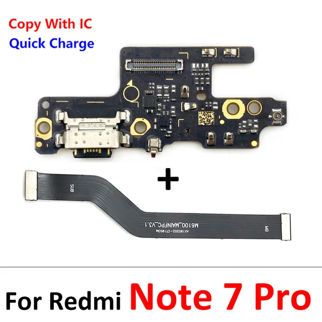 Neue USB-Lade Port Dock Board Connector Wichtigsten FPC Motherboard Flex Kabel Für Redmi Hinweis 7 8 9 10 Pro 9 10S 11 4G5G Schnelle Ladung