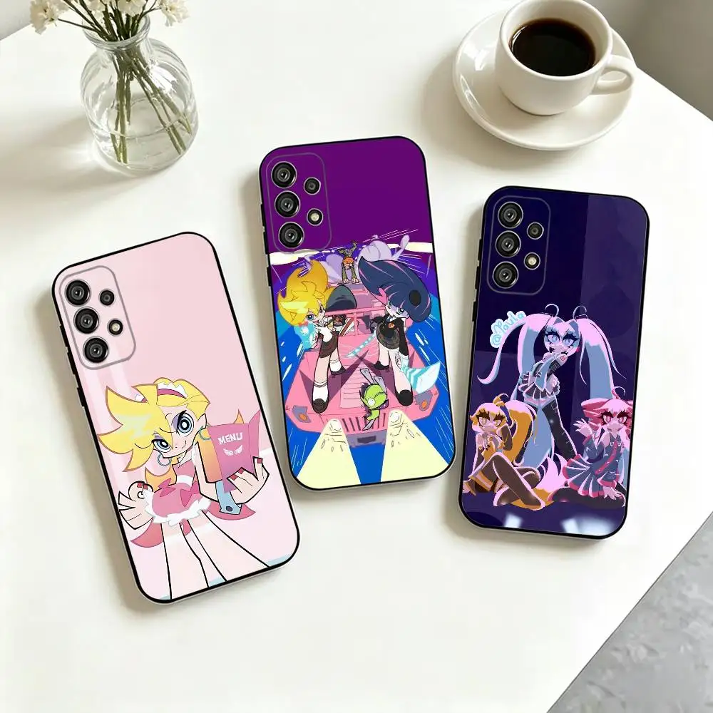 Panty Stocking-G G-Garterbelt  Phone Case Black Silicone Soft For Samsung S25,S24,S21,S22,S23,S30,Ultra,S20,Plus,Fe,Lite Gift