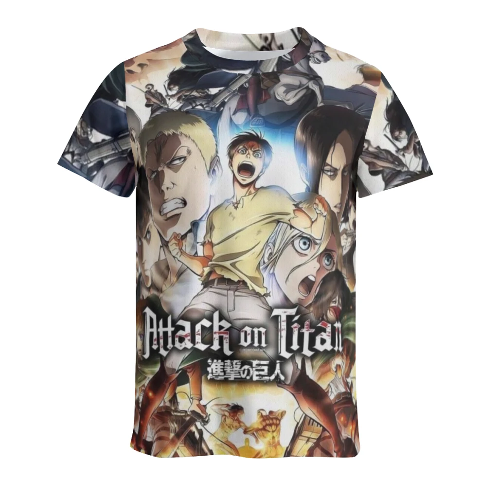 

Wings of Liberty Attack on Titan Retro T Shirt For Men Summer Cotton Tops Solid Colors Tshirts O-neck Men Clothing