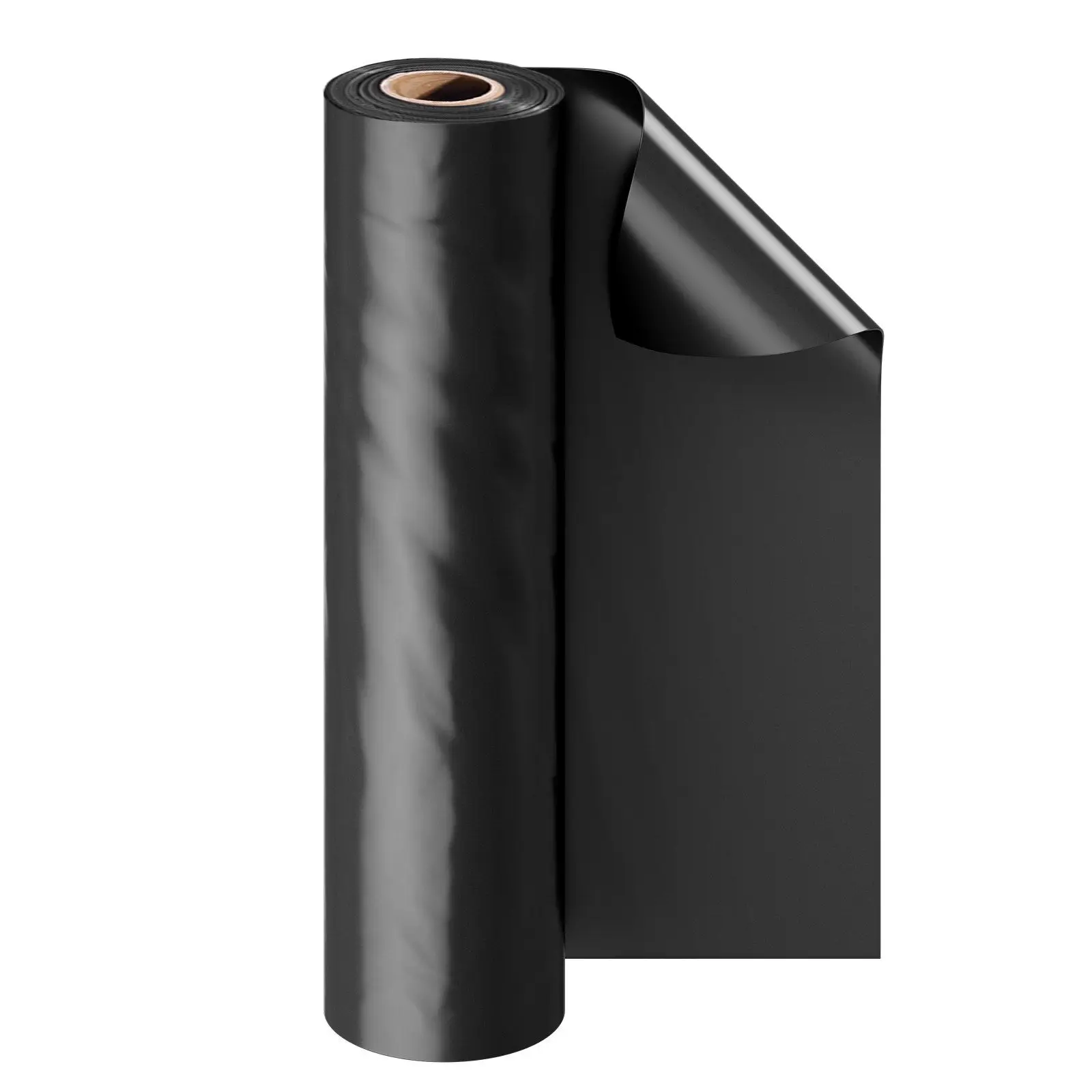 

Пленка полиэтиленовая черная 10 мил, особо прочная, 5x100 м, многоцелевая, для пароизоляции