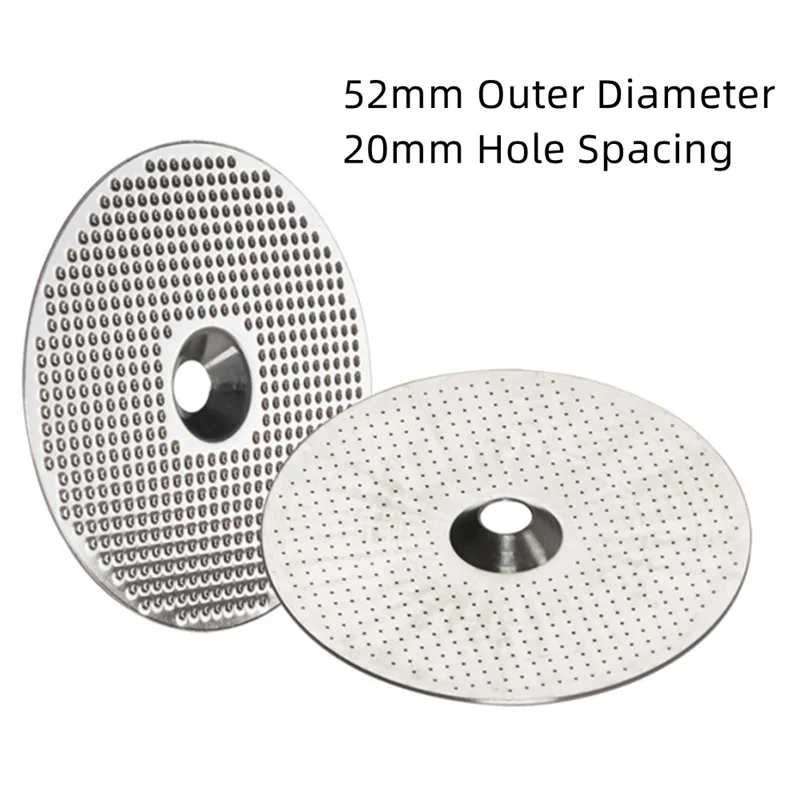 52mm/2.04inch Outer Diameter,20mm Hole Spacing,Espresso Coffee Machine Group Head Filter Shower Screen/Plate Replacement Parts