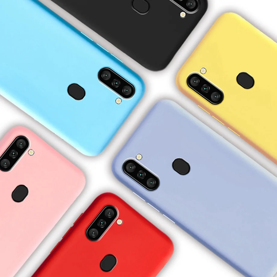 Candy Farbe Weiche Fällen Für Samsung Galaxy A11 Fall Nette Mode Geschenke Für Fundas Samsung A11 M11 Silikon Weiche Zurück Abdeckung – Detail 4