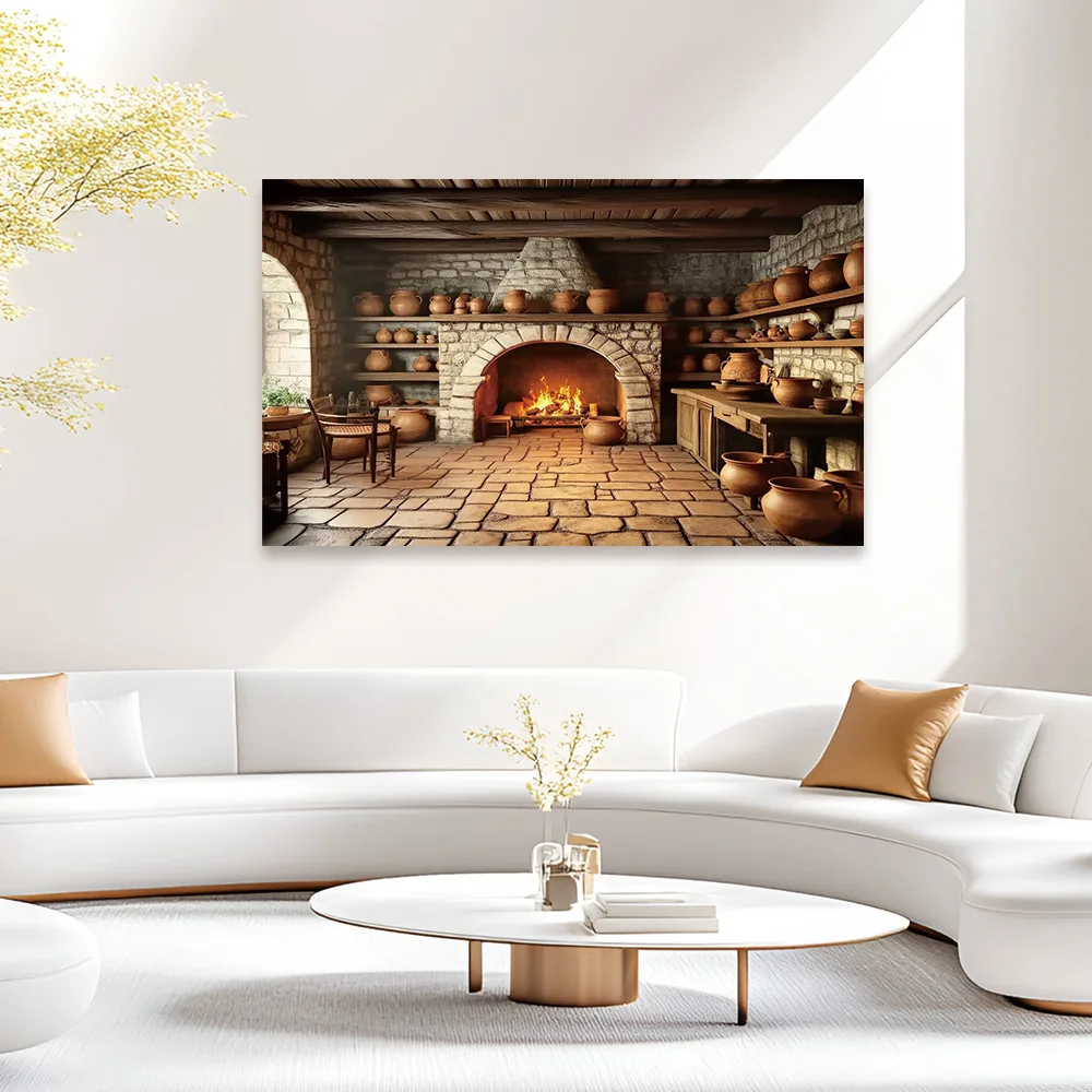 

1pcs Country style stables_ai2 Suitable for home room living room bedroom, perfect for holiday party decoration background