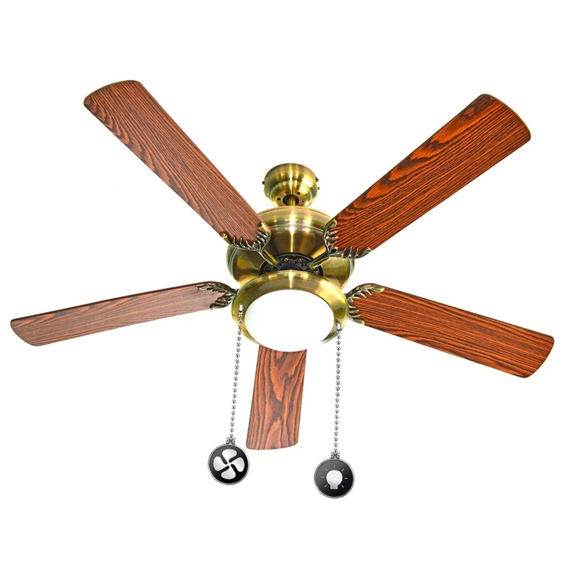 Decken ventilator Zug kettens atz, 4 Stück Glühbirne und Lüfter muster Zug kette Decken ventilator Ketten verlängerung mit Kugel ventilator kette