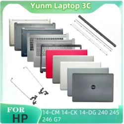 Dla HP Pavilion 14-CM 14-CK 14-DG 240 245 246 G7 Obudowa laptopa LCD Tylna pokrywa Przednia ramka Podpórka pod nadgarstki Górna pokrywa Zawias obudowy