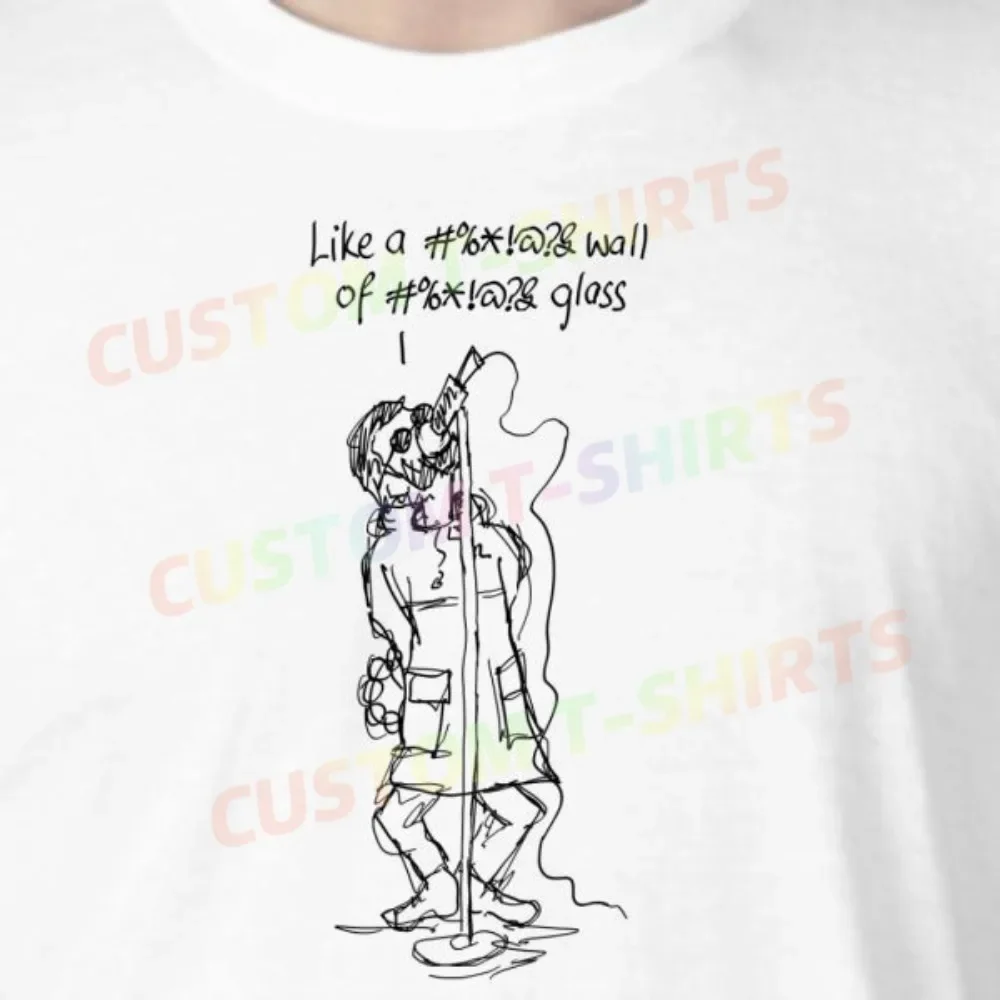 

52 145_Liam_Gallagher Fans' comic-style hand-drawn pattern T-shirts for both men and women in summer