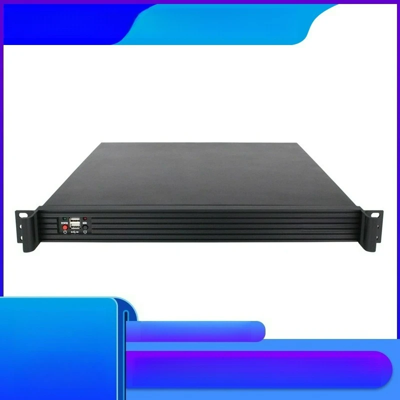 1U420L 19 Inch Rackmount Empty Chassis Industrial Server Case Support Standard ATX Motherboard
