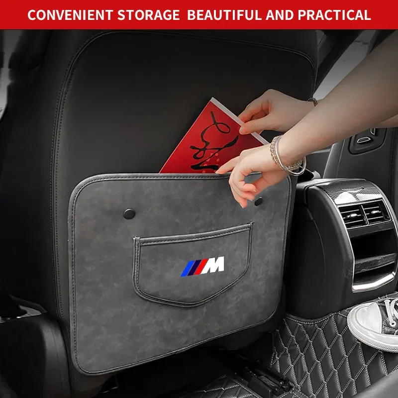 Car Seat Kid Protector Car Seat Back Cover Protector For BMW M F20 E36 E92 E87 E30 E46 E91 F31 X5 E53 E34 F11 E70 F25 E53