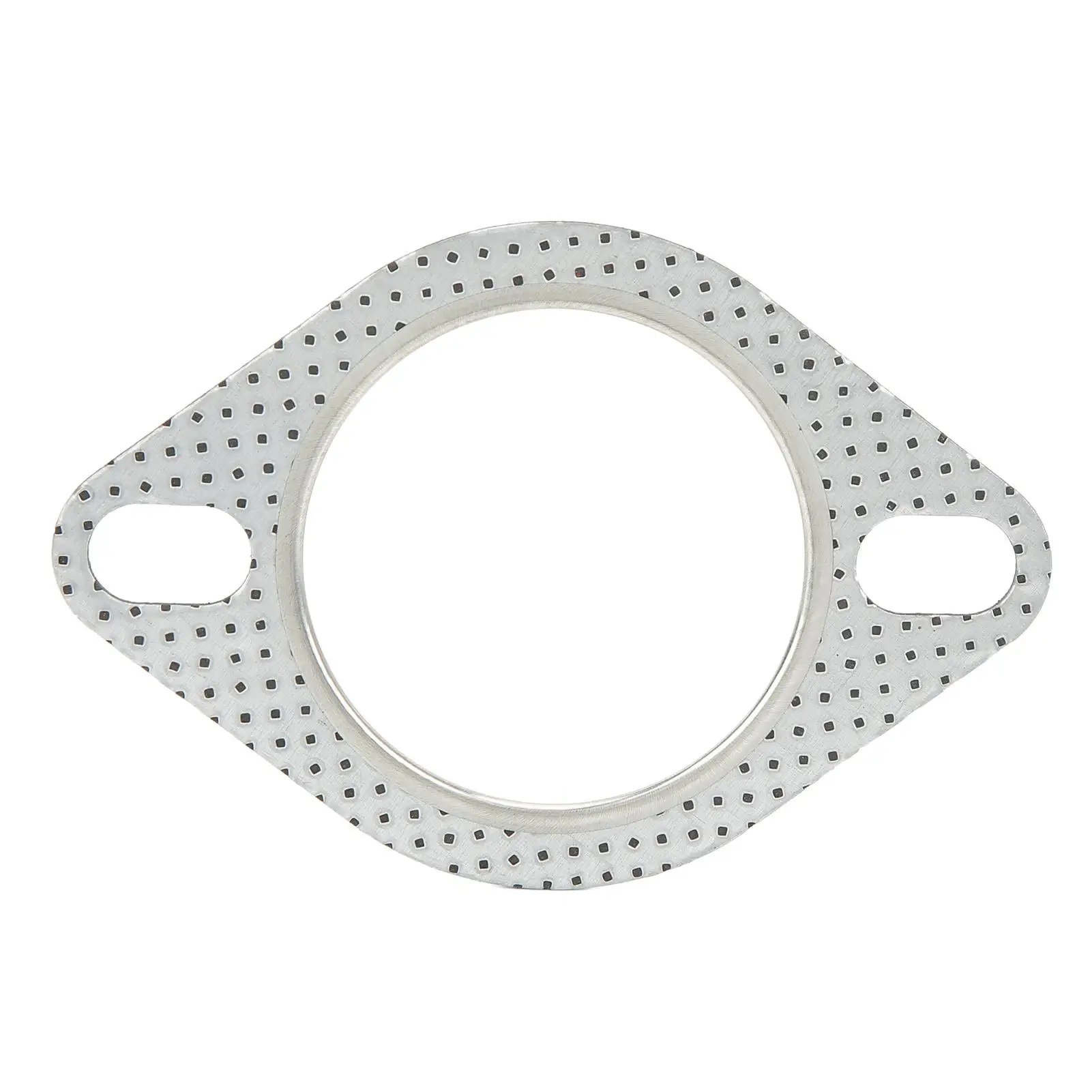 

Universal for 2 .5in/63mm Exhaust Flange Downpipe Gasket - Anti Vibration & Thermal Resistant Perforated Steel