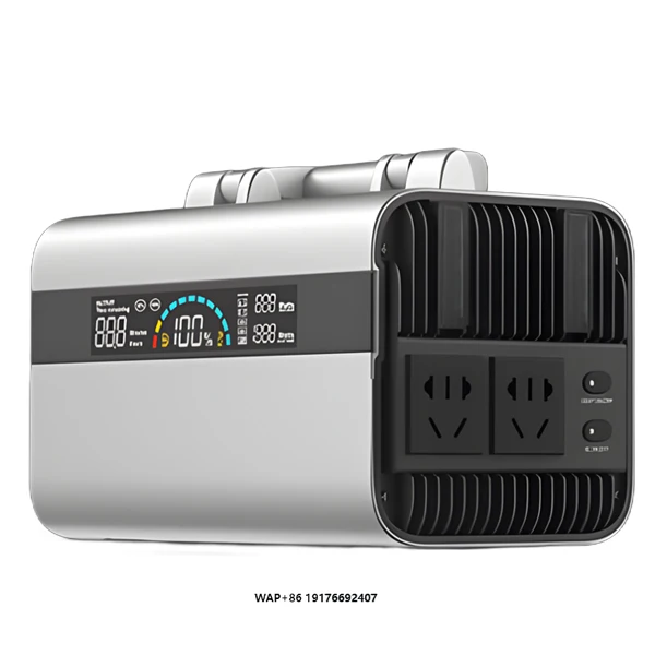 

High Quality 896Wh Rechargeable Portable Station EU Plug Solar Panel Flashlight LiFePO4 Battery Backup Car Energy Storage