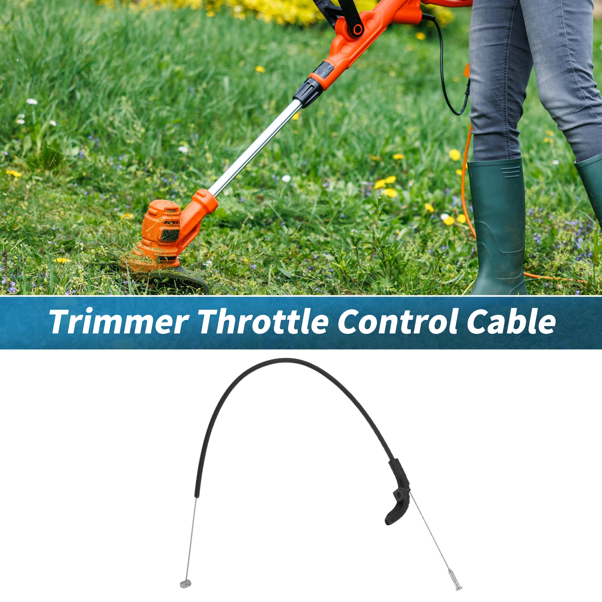 UXCELL No.4144-180-1100 Trimmer Throttle Cable for Stihl FC70C FS40 FS40C FS50 FS50C