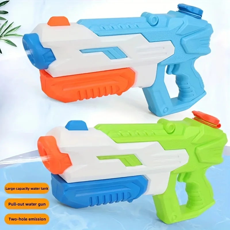 Pistolet à eau de haute portée pour enfants, outil de combat aquatique de plage en plein air, jouet créatif d'anniversaire pour garçon, cadeaux d'été