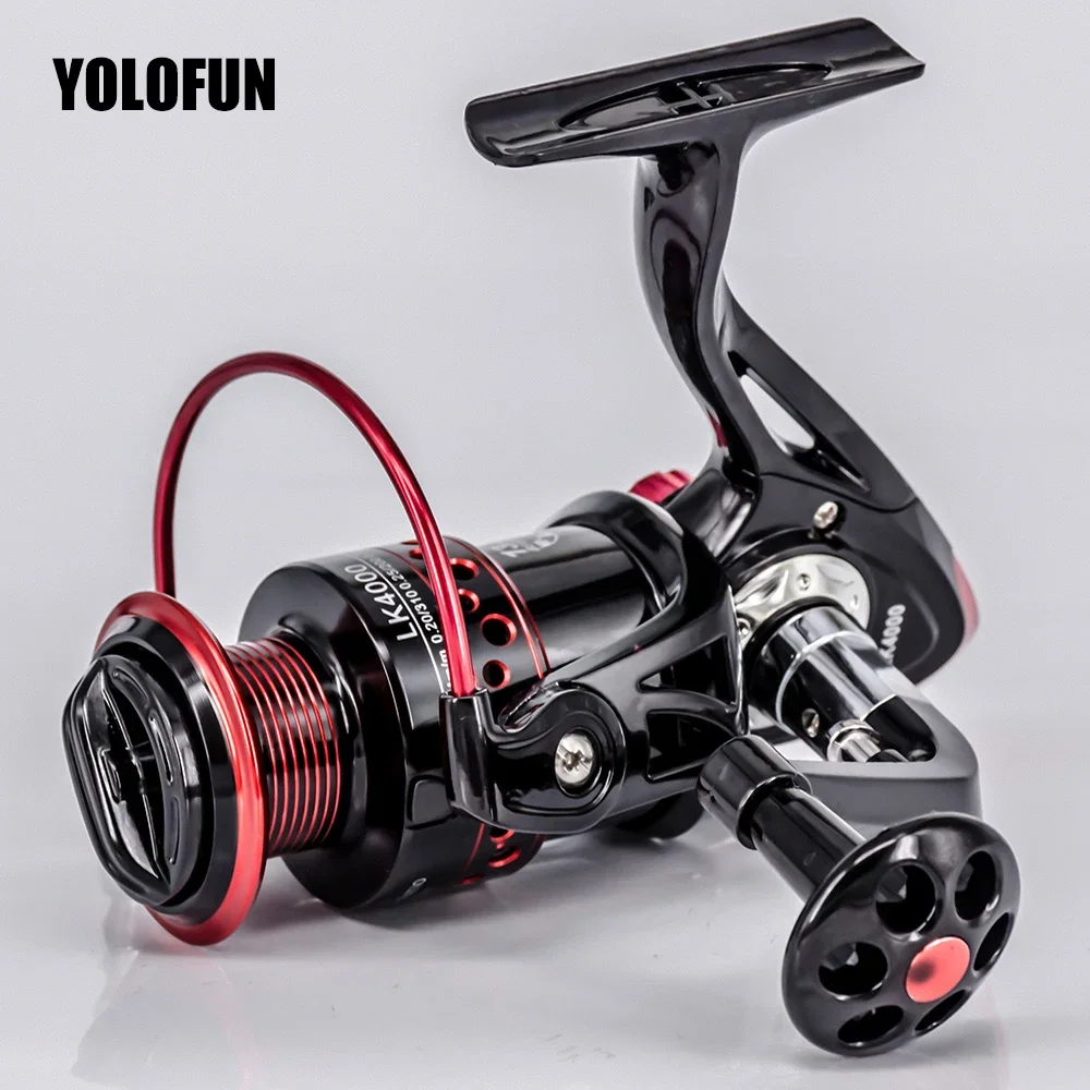 Spinning Fishing Reel for Carp Fishing, Outdoor Sport, Bass, Pike Fish, Camping Spining Reel, 5.2:1