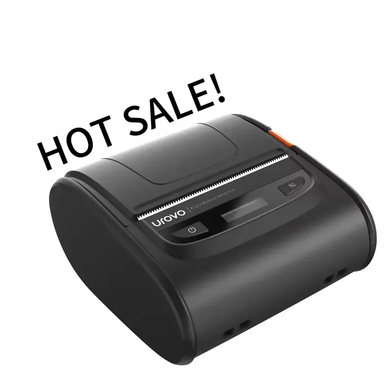 for UROVO K329 72mm Portable Thermal Line Printer USB Type-C 203dpi for Traffic Receipts and Labels in Stock