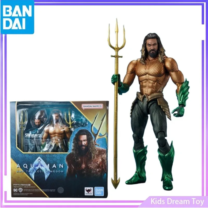 

Bandai in Stock Original S.H.Figuarts Anime Figure AQUAMAN and The Lost Kingdom Action Figures PVC Collectible Model Toy for Kid