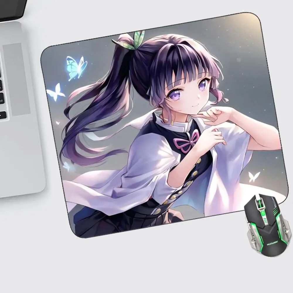 

Demon Slayer Mouse Pad Small Gaming Accessories Keyboard Computer Offices Desk Mat Pc Gamer Non-slip Rubber Mousepad