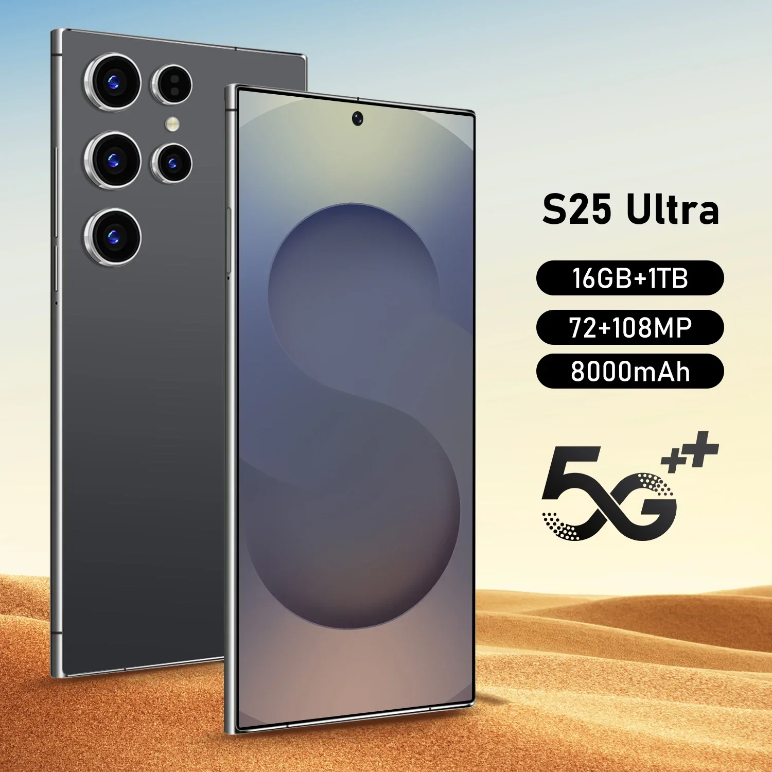 

2025 new S25 Ultra 16GB+512GB original intelligent 5G dual card dual standby Android 14 system global version 8000mAh battery