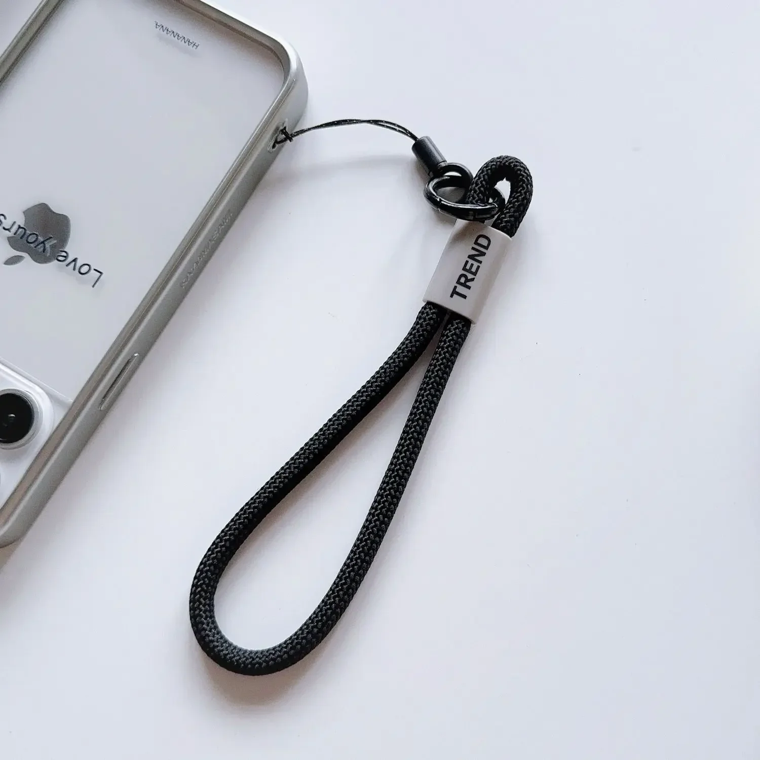 الهاتف الحبل الهاتف المعصم الأشرطة المفاتيح شنقا مكافحة خسر حبل ملون المنسوجة الحبل