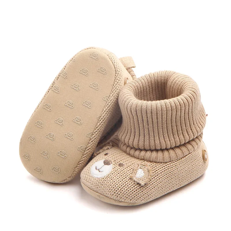 

Baby Wool Shoes For Boy And Girls Newborn Bootie Winter Warm Infant Toddler Crib Shoes Classic Floor First Walkers