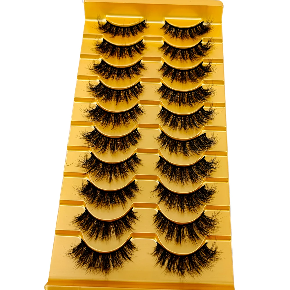 38 Stile 10 Paar Natürliche Lange 3D Nerz Falsche Wimpern Make-up-Set Nerz-Wimpernverlängerung Kurze Wimpern – Detail 36