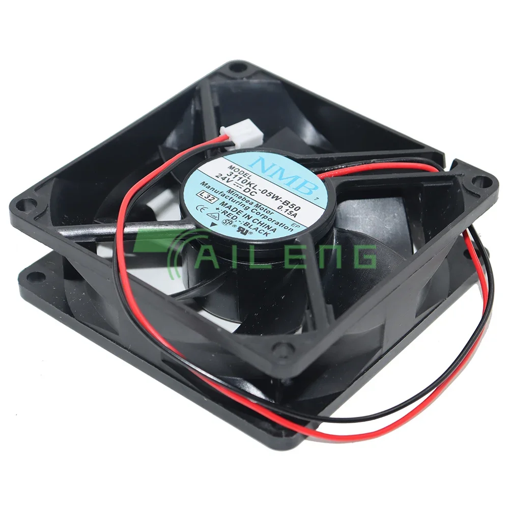 جديد NMB 8 سنتيمتر 8025 3110KL-05W-B50 24 فولت 0.15A عاكس صامت مزدوج كروي مروحة التبريد