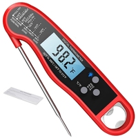 HOT-Kitchen Digital Food Thermometer Instant Read Meat Thermometer Probe For Cooking, BBQ, Grill And Oil Deep Fry