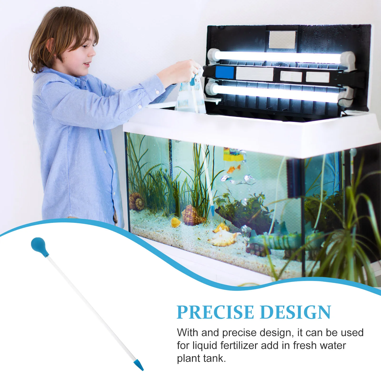 

Coral Feeder 35Cm Acrylic Tube For Reef Tank Coral Feeding Liquid Fertilizer Marine Aquarium Feeder Tool Pet Supplies