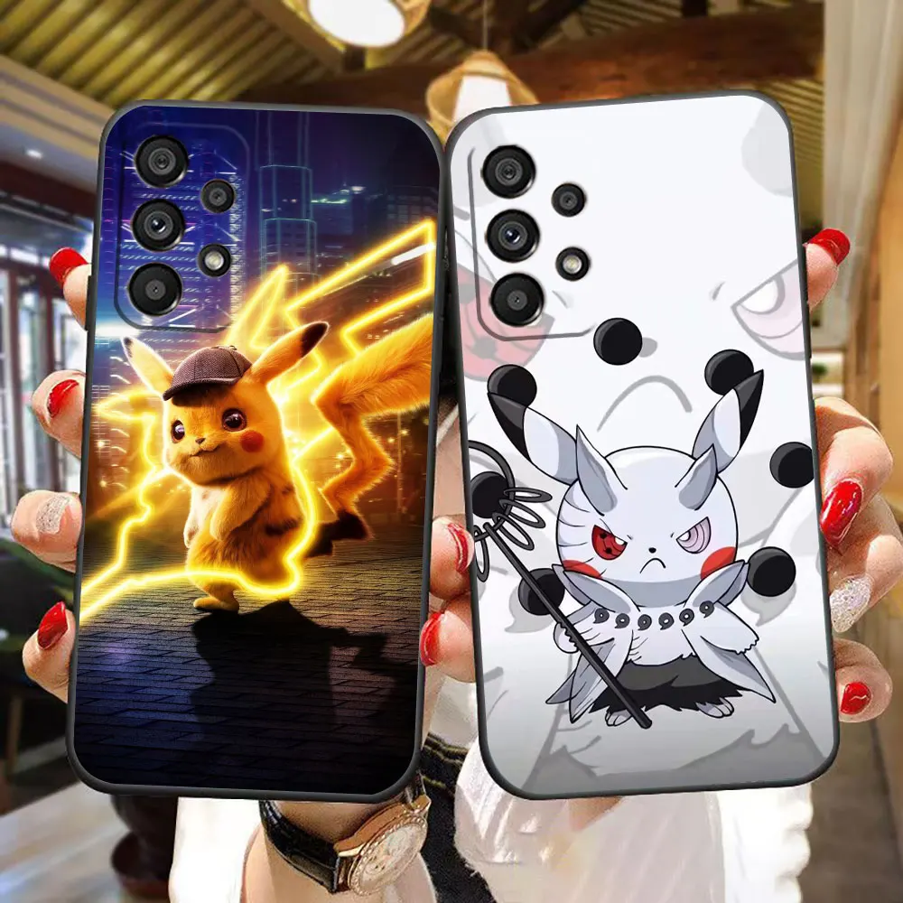 P-Pokemon P-Pikachu Phone Case For Samsung Galaxy A90 A80 A73 A71 A70 A53 A52 A51 A42 A33 A32 A22 A21S A14 A13 A12 Case Funda