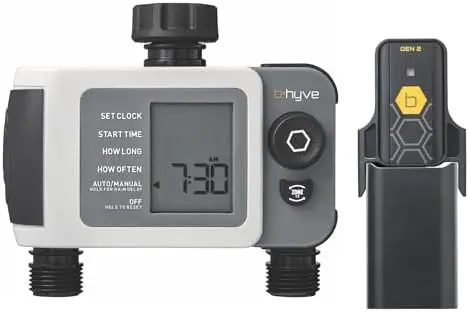 

Умный таймер полива Orbit B-hyve XD с 2 портами и Wi-Fi-хабом