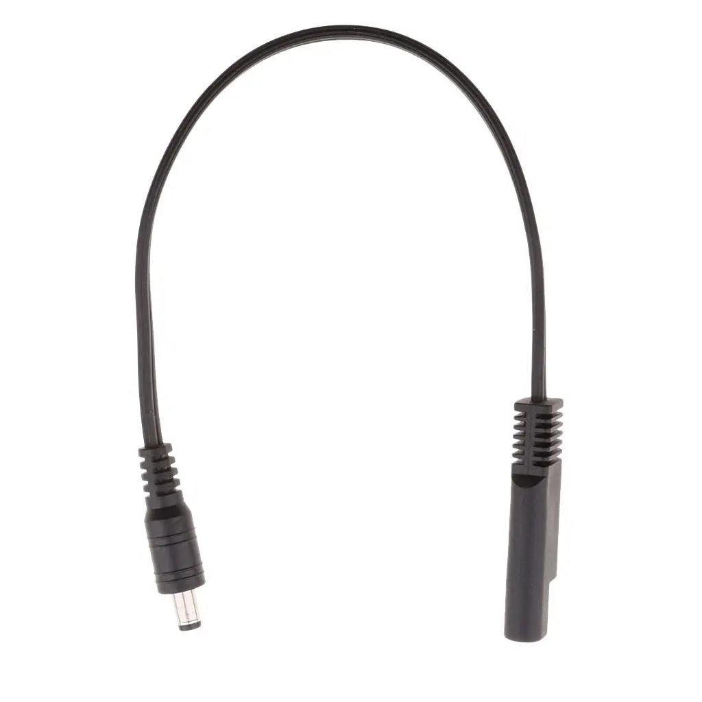 Cable de alimentación DC 5,5x2,1mm macho a SAE, conector automotriz, 18awg