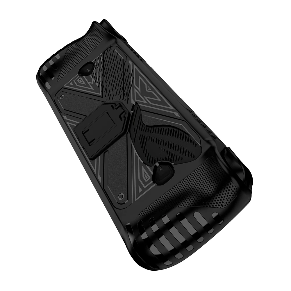 TPU-Hülle für ASUS ROG ALLY X, Schutzhülle mit integriertem Ständer, stoßfeste Hülle, TPU-Silikon-Schutzhülle für ROG Ally X.